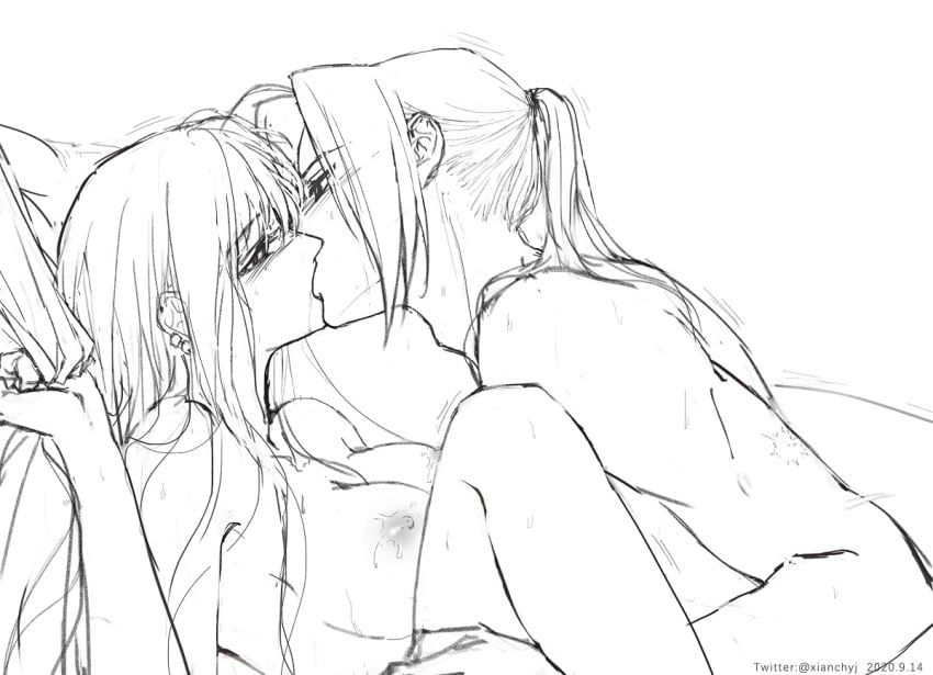 edward_elric fullmetal_alchemist kissing winry_rockbell