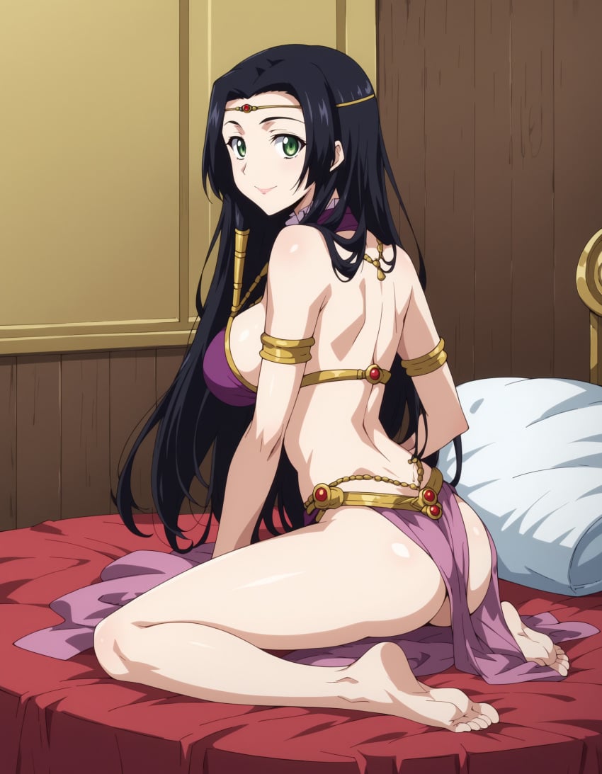 ai_generated code_geass harem_girl harem_outfit sumeragi_kaguya