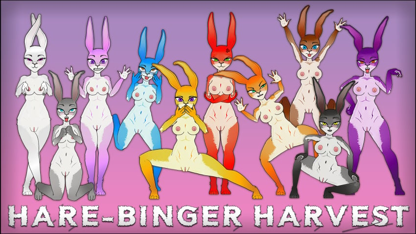 10girls 6+girls anthro banner breasts bunny_ears bunny_girl bunnygirl cartoon cute furry furry_breasts furry_female game group_nudity indie_game loading_screen nude nude_female pussy rabbit rabbit_ears rabbit_girl rabbit_humanoid yiff