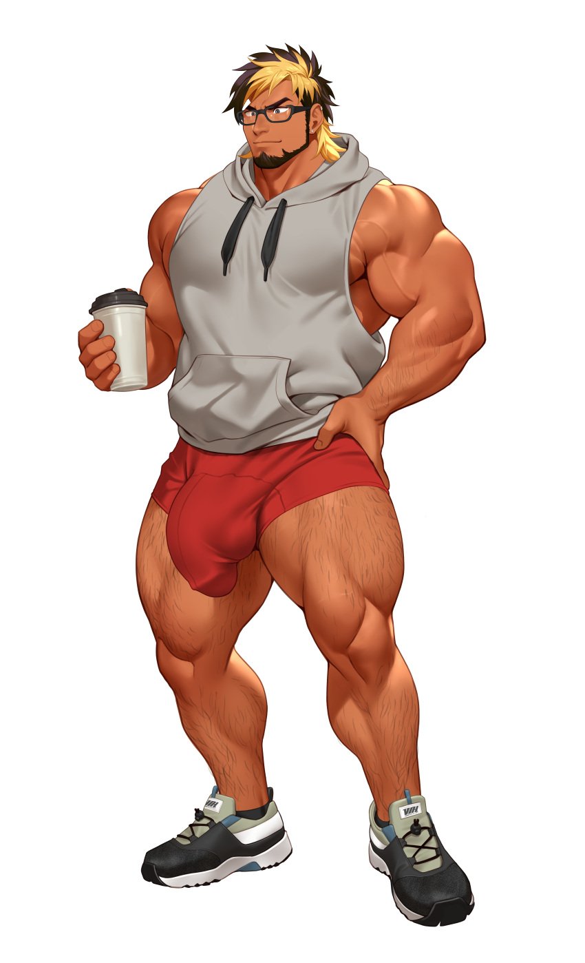 abs bara barazoku biceps big_balls big_bulge big_penis bodybuilder boner bulge censored facial_hair flaccid glasses hairy_legs hairy_male hairy_thighs huge_balls huge_bulge huge_cock huge_testicles hunk kuromine_hiraya male male_focus male_only masculine massive_bulge massive_cock massive_penis muscle muscles muscular muscular_arms muscular_legs muscular_male muscular_thighs nipples pecs solo solo_male testicles yuatari