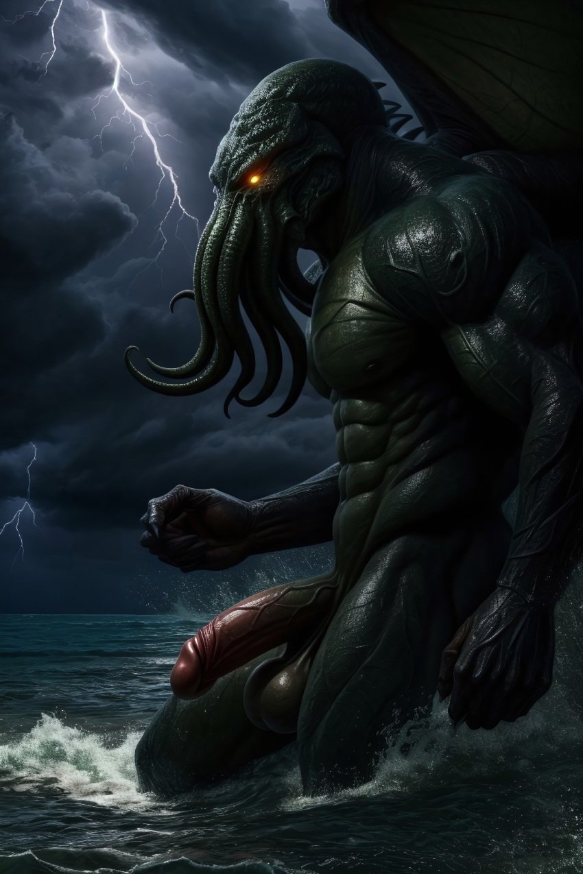 1boy 1male 1man 1monster abs ai_generated balls ballsack biceps big_balls big_cock big_dick big_penis big_testicles boner circumcised civitai claws cock completely_naked completely_naked_male completely_nude completely_nude_male cthulhu cthulhu_mythos dangerous dark-skinned_male dark_balls dark_green_skin dark_penis dark_skin dick erect_penis erection exposed_balls exposed_glans exposed_penis foreskin_folds front_view genitals glans glowing_eyes green_body green_skin h.p._lovecraft huge_balls huge_cock huge_cock huge_cock huge_testicles humanoid humanoid_genitalia humanoid_penis ironwill kaiju lightning male male male_chest male_focus male_genitalia male_nipples male_only manly monster monster_boy monster_male muscle muscles muscular muscular_male naked navel nightmare_husbando nipples nude nude_male nudity nuts nutsack ocean outdoor_nudity outdoors partially_submerged pecs penis pink_glans presenting presenting_penis realistic retracted_foreskin sagging_balls sagging_testicles saggy_balls scrotum self_upload shiny shiny_skin side_view solo solo_male solo_male standing storm tentacle tentacle_face testicles uncensored vein veins veins_on_dick veiny veiny_cock veiny_muscles veiny_penis water wings