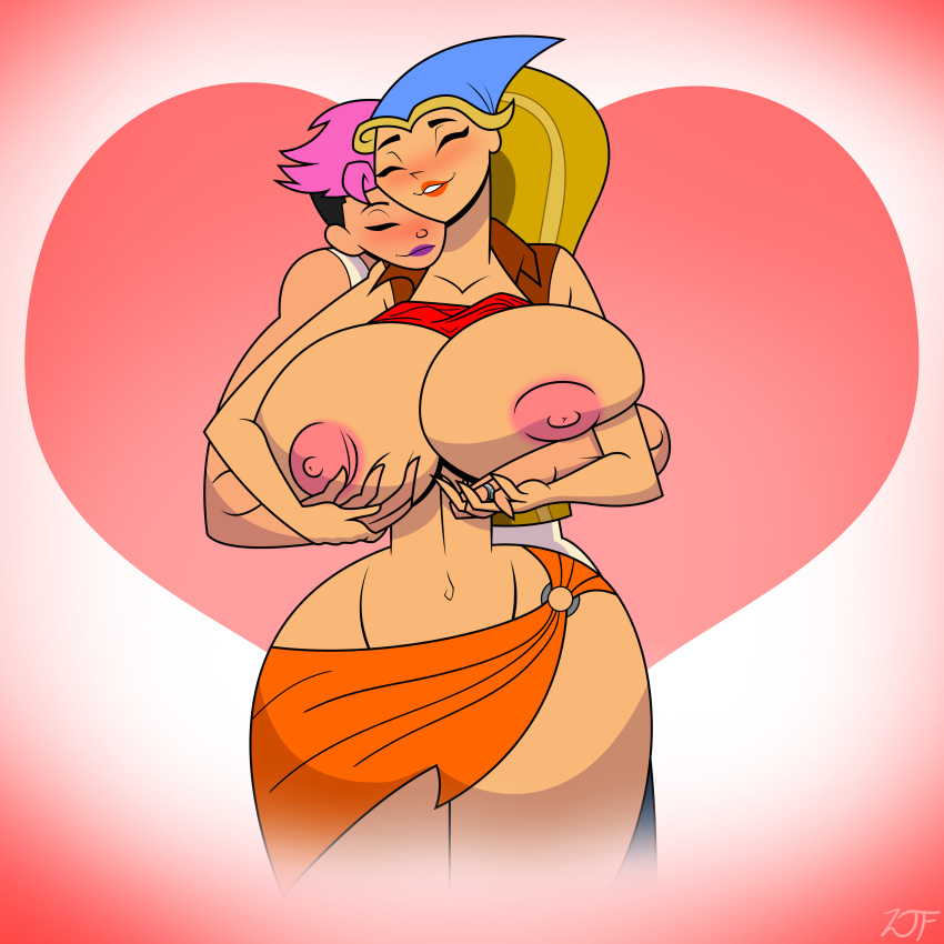 2girls big_breasts black_hair blonde_hair blush blushing breasts cartoon_network closed_eyes dyed_hair fan_character female grabbing_breasts holding_another holding_breasts holding_hands holding_partner lesbian lesbians lindsay_(tdi) lipstick long_hair multiple_girls pink_hair romance rustysh4ckl3ford short_hair taylor_(rustysh4ckl3ford) teletoon topless total_drama_(series) total_drama_island valentine&#039;s_day valentines_day wedding_ring yuri