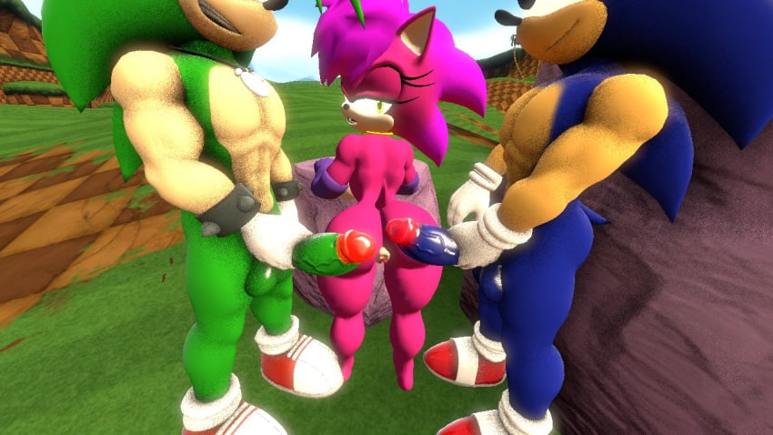 ass breasts imminent_sex incest long_ears low_quality magenta_fur manic_the_hedgehog sfm sonia_the_hedgehog sonic_(series) sonic_the_hedgehog sonic_underground source_filmmaker veiny_penis