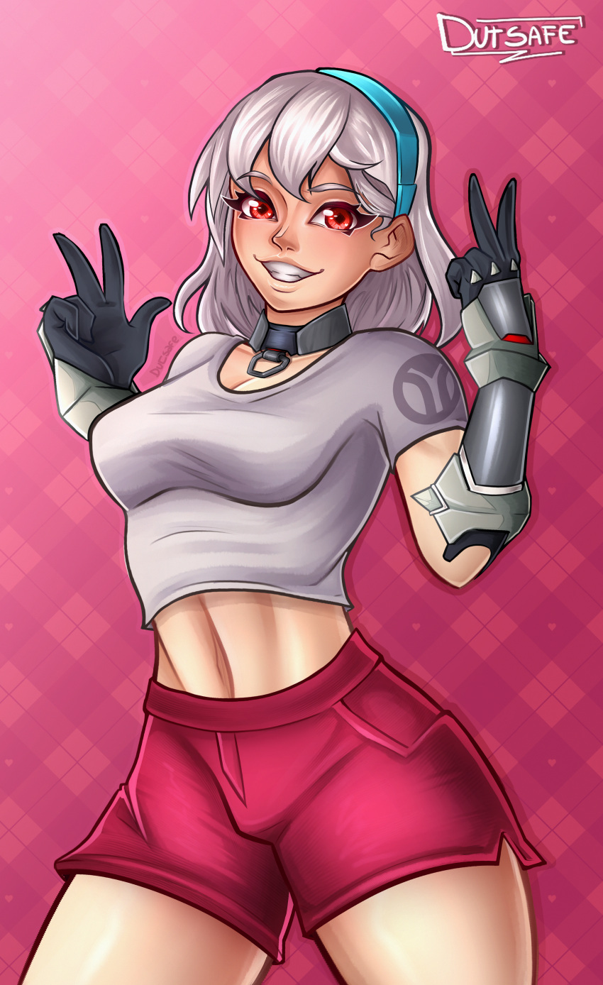 1girls 2023 2d 2d_(artwork) breasts digital_drawing_(artwork) digital_painting_(artwork) dutraimus female fortnite fortnite:_battle_royale grey_hair hi_res highres lexa_(fortnite) nude pussy red_eyes vagina white_hair