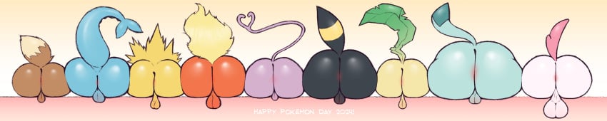 anus ass ass_comparison ass_to_ass ball_size_difference balls big_ass big_balls big_butt black_body blue_body brown_body butt_focus butt_size_difference colored digital_drawing_(artwork) digital_media_(artwork) eeveelution elemental_creature espeon femboy feral fish_tail flareon flora_fauna fluffy fluffy_tail generation_1_pokemon generation_2_pokemon generation_4_pokemon generation_6_pokemon genitals glaceon group hi_res huge_ass jolteon leaf_tail leafeon lineup long_image male male/male nintendo orange_body plant pokemon pokemon_(species) pokemon_day presenting presenting_hindquarters purple_body simple_background sitting size_difference small_balls sylveon tail take_your_pick tan_body thick_tail thin_tail umbreon vaporeon white_body wide_image yellow_body zlut385