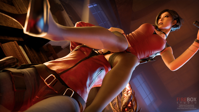 2024 2girls 3d 3d_(artwork) ada_wong ada_wong_(adriana) asian asian_female ass black_hair blender blurry_background brown_hair capcom claire_redfield close-up closed_eyes clothed clothing cunnilingus dead_by_daylight dress duo female female_focus fireboxstudio gun_holster hand_on_ass hand_on_butt hand_on_thigh hi_res highres hook jacket jeans legwear lesbian_sex licking licking_pussy light-skinned_female light_skin looking_back open_mouth panties panties_aside pussy pussy_lips resident_evil resident_evil_2 resident_evil_2_remake resident_evil_4 resident_evil_4_remake sex standing stockings surprised surprised_expression tongue tongue_out underwear vagina viewed_from_below watermark yuri