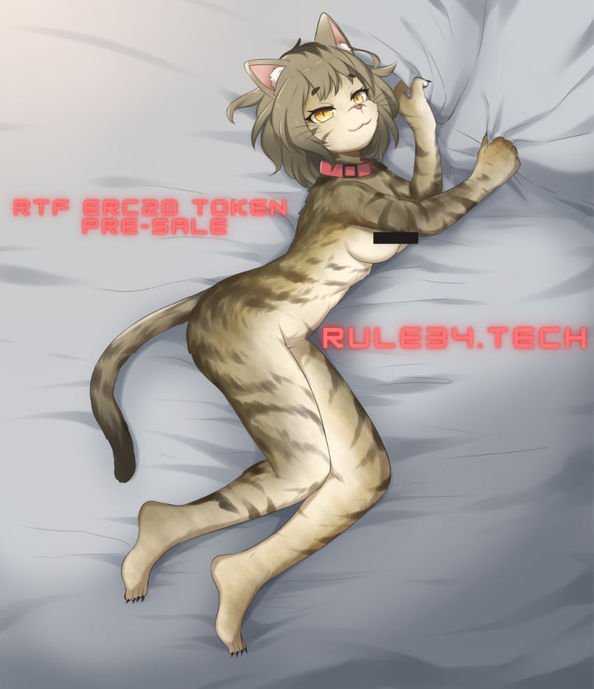 420 420chan anthro anthro_only ass cat_ears cat_humanoid cat_lingerie cat_tail catgirl catwoman_(artist) diva erc20 feline female furry girly ico meme sale tail whisker_spots whiskers