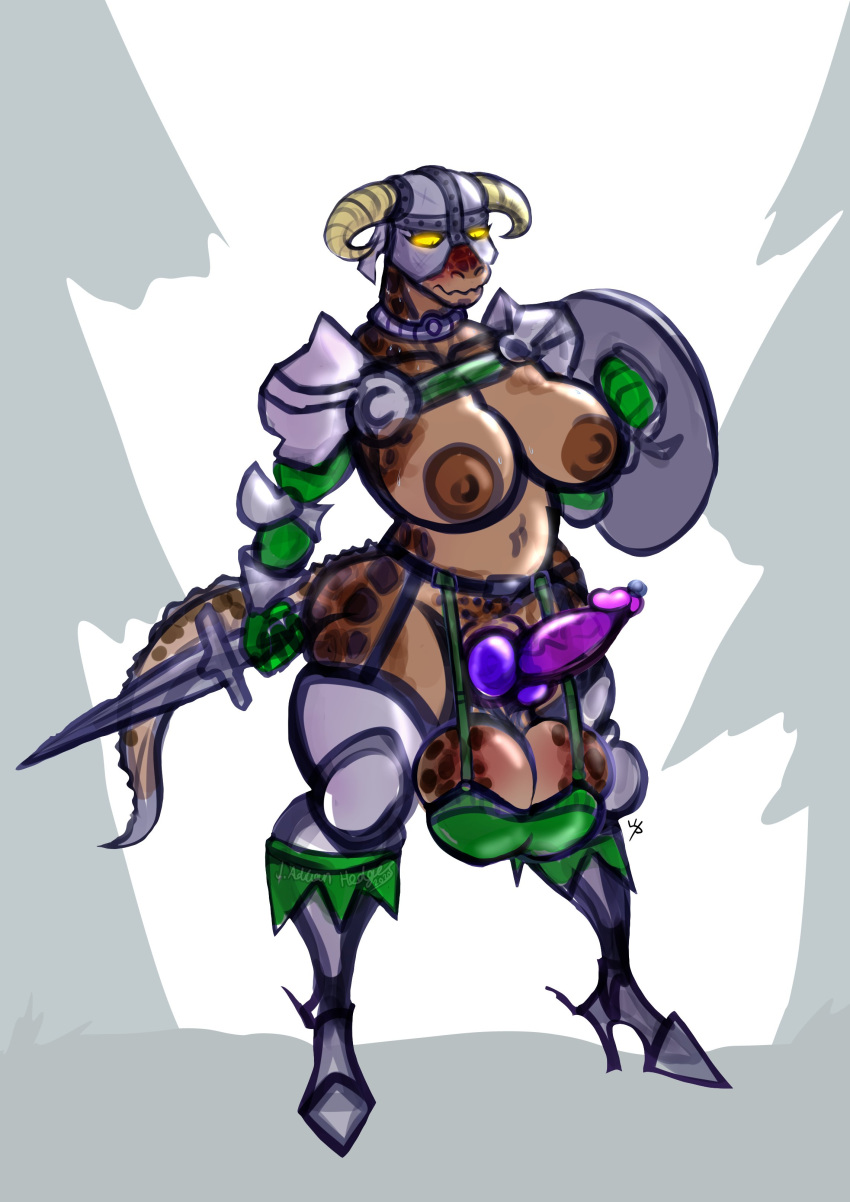 1futa 3d absurd_res anthro argonian armor ball_bra balls bethesda_softworks big_balls big_breasts breasts clothed clothing coot27 erection exposed_breasts futanari genitals gynomorph hi_res huge_balls intersex melee_weapon nipples oversized_balls partially_clothed penis scalie skyrim solo source_filmmaker standing the_elder_scrolls video_games weapon wittless-pilgrim