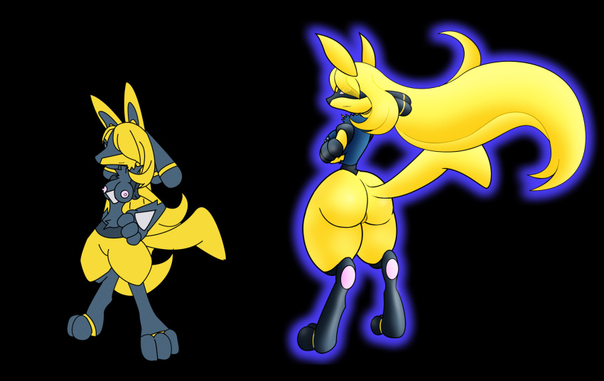 ass breasts cynthia_(pokemon) gb_of_bs human lucario nipples pokemon pokemon_(species) pokemon_dppt pokephilia tagme