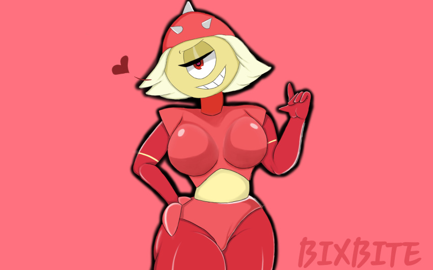 1girls big_breasts bixbite_(steven_universe) blonde_hair female red_eyes steven_universe tagme