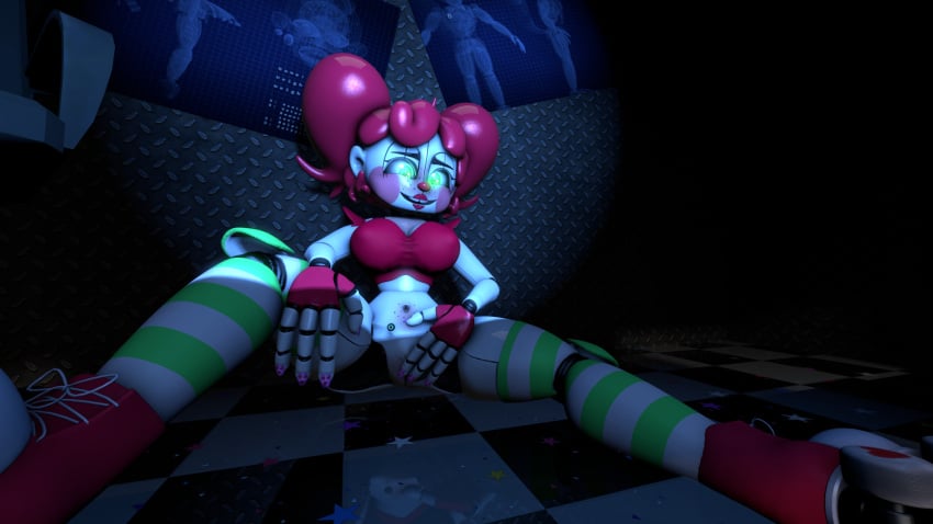 3d baby_(fnafsl) circus_baby circus_baby_(fnaf) five_nights_at_freddy's five_nights_at_freddy's:_sister_location masturbation rktzxq robot so87baby solo summer_of_87_baby