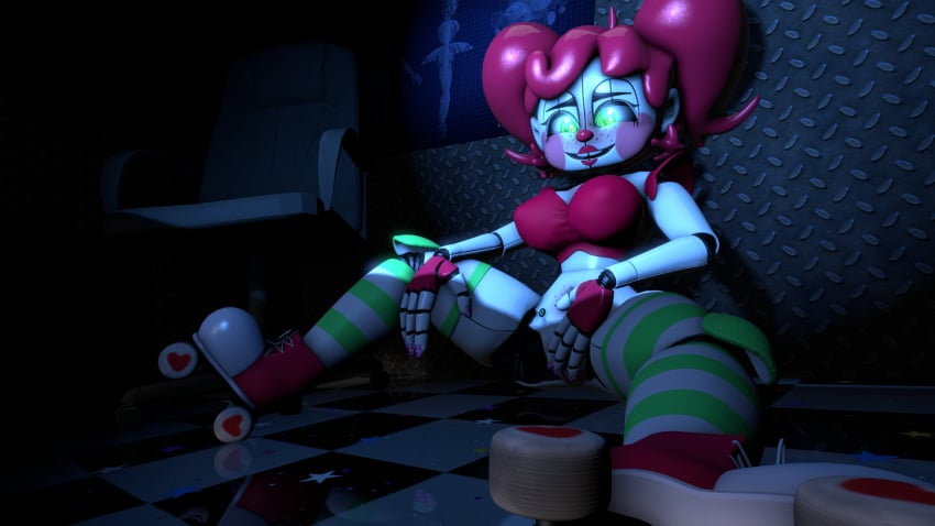 3d baby_(fnafsl) circus_baby circus_baby_(fnaf) five_nights_at_freddy's five_nights_at_freddy's:_sister_location masturbation rktzxq robot sfm so87baby solo summer_of_87_baby