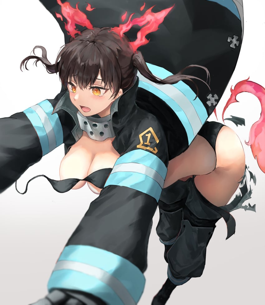 1girls 2d 2d_(artwork) 2d_artwork ass big_breasts bikini bikini_bottom bikini_top black-haired_female black_bikini black_bikini_bottom black_bikini_top black_coat black_gloves black_hair black_jacket black_string_bikini black_swimsuit black_swimwear breasts busty busty_female busty_teenager cleavage coat crying curvaceous curvaceous_body curvaceous_female curvaceous_figure curvaceous_hips curvaceous_teenager curvy curvy_body curvy_female curvy_figure curvy_hips digital digital_art digital_drawing digital_drawing_(artwork) digital_media digital_media_(artwork) embarrassed embarrassed_expression embarrassed_female enen_no_shouboutai extended_arm extended_arms falling female female_focus female_only fire fire_ears fire_force fire_tail firefighter firefighter_coat firefighter_helmet firefighter_jacket firefighter_uniform flames flustered flustered_female full_body gloves hair_between_eyes high_resolution highres hourglass_figure jacket kotatsu_tamaki large_boobs large_breasts lean_figure long_hair narrow_waist neck_guard open_coat open_jacket open_mouth orange-eyed_female orange_eyes parted_lips pigone plump_breasts shoulders simple_background slender_body slender_waist slim_waist solo string_bikini stumbling swimsuit swimwear tears teenage_female teenager thick_thighs thighs tongue tripping twintails twintails_(hairstyle) white_background white_pupils wide_hips young_female young_woman