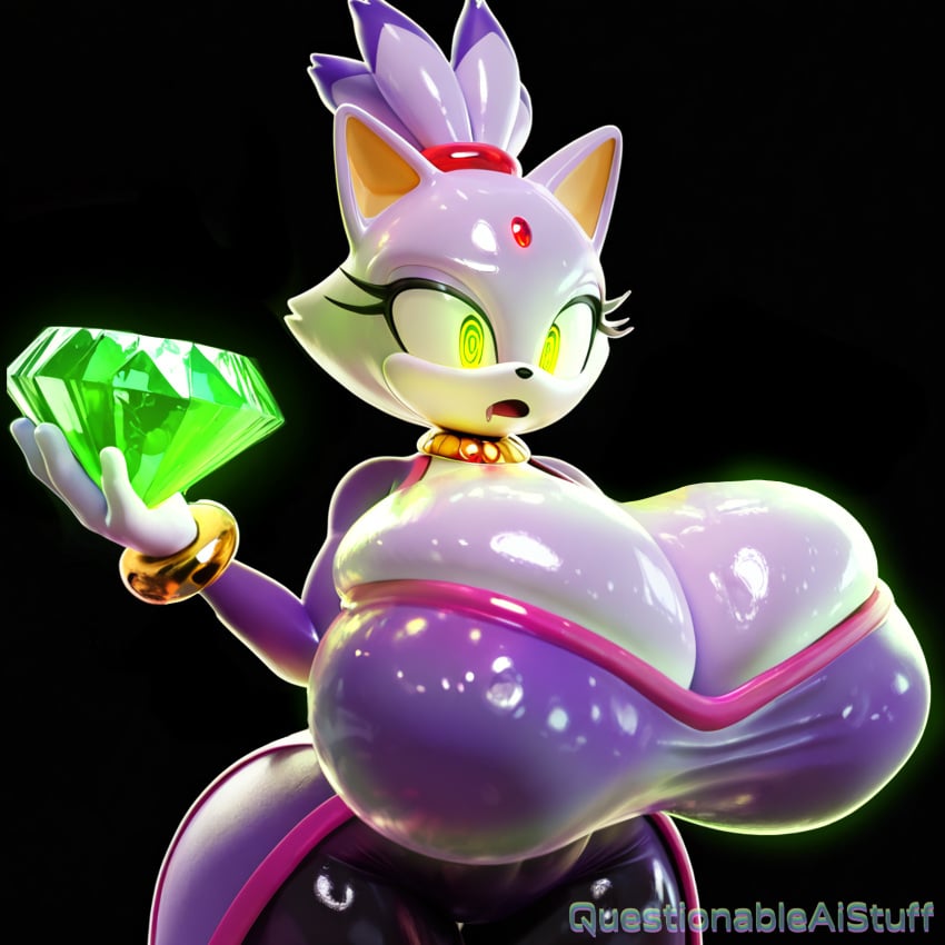 Blaze The Cat (Sonic (Series)) Rule 34 Image