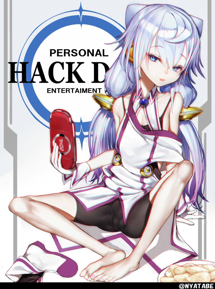 1boy absurdres femboy hacka_doll hacka_doll_3 highres holding male male_focus nyatabe