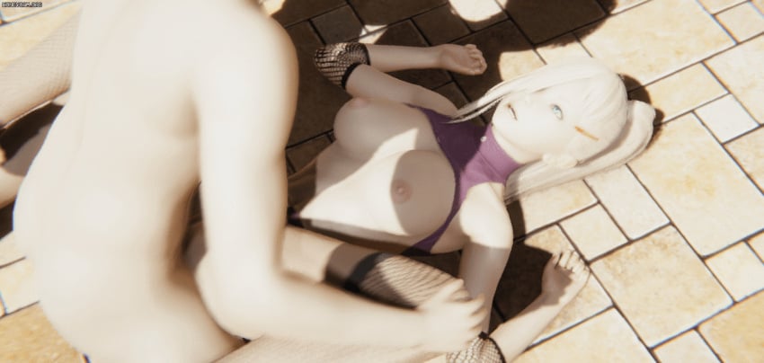 1boy 1boy1girl 1girls 3d animated areolae armwear big_breasts blonde_hair blue_eyes bouncing_breasts breasts breasts_out crop_top elbow_pads female female_focus fishnet_armwear fishnet_legwear fishnet_stockings fishnets hair_over_one_eye honey_select ino_yamanaka kiro legwear long_hair lying male missionary missionary_position moaning naruto naruto_(series) naruto_shippuden nipples on_back ponytail sex shirt shirt_lift spread_legs stockings tied_hair w_arms