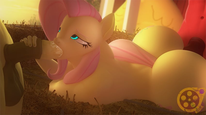 16:9 3d 3d_(artwork) animal_genitalia animal_penis anthro anthrofied ass balls big_butt big_macintosh_(mlp) braeburn_(mlp) bude digital_media_(artwork) equid equine equine_penis fellatio female female_penetrated fluttershy_(mlp) friendship_is_magic genitals group group_sex hasbro hi_res huge_butt male male/female male_penetrating male_penetrating_female mammal my_little_pony nude oral penetration penile penis sex sfrogue spitroast straight_hair threesome widescreen