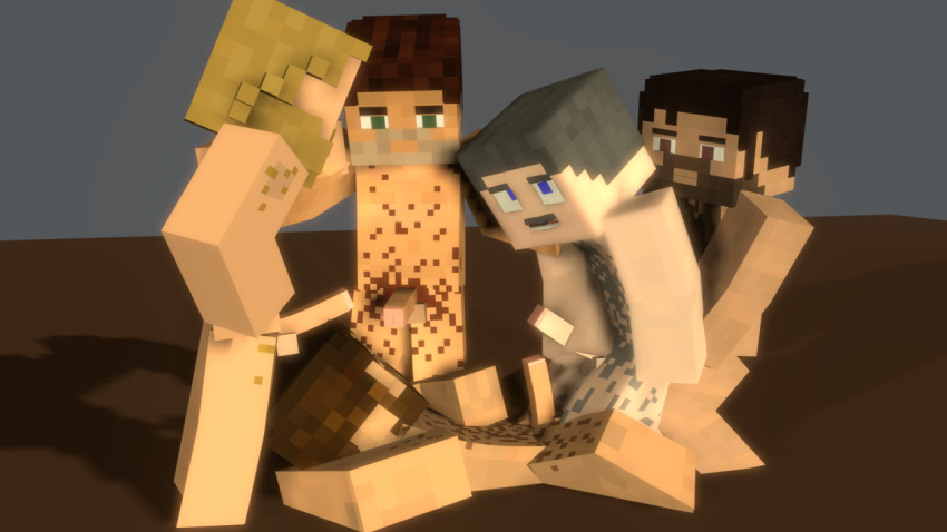 3d 3d_(artwork) 5boys anal anal_sex beard blender_(software) body_hair chest_hair fallen_kingdom_(captainsparklez) gay gpboss358 king king_(fallen_kingdom) male male_only minecraft original_character original_characters penis pubic_hair songs_of_war sulliman xaria