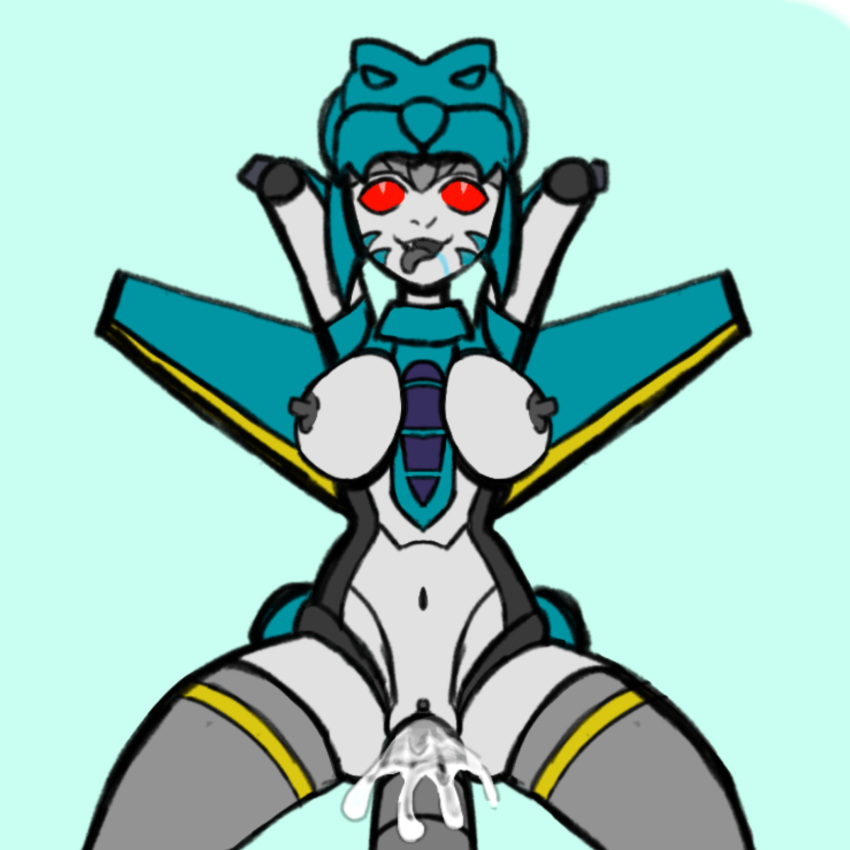 1girls ahe_gao alien alien_girl big_breasts breasts creampie cum cum_in_pussy cum_inside curvy curvy_body curvy_female curvy_figure curvy_hips enbiarts female female_only grey_body grey_nipples grey_skin hasbro lyzack machine mechanical naughty_face nipples penetration penis pussy red_eyes robot robot_girl solo solo_female thick_legs thick_thighs tongue tongue_out transformers vagina vaginal vaginal_penetration vaginal_sex wings