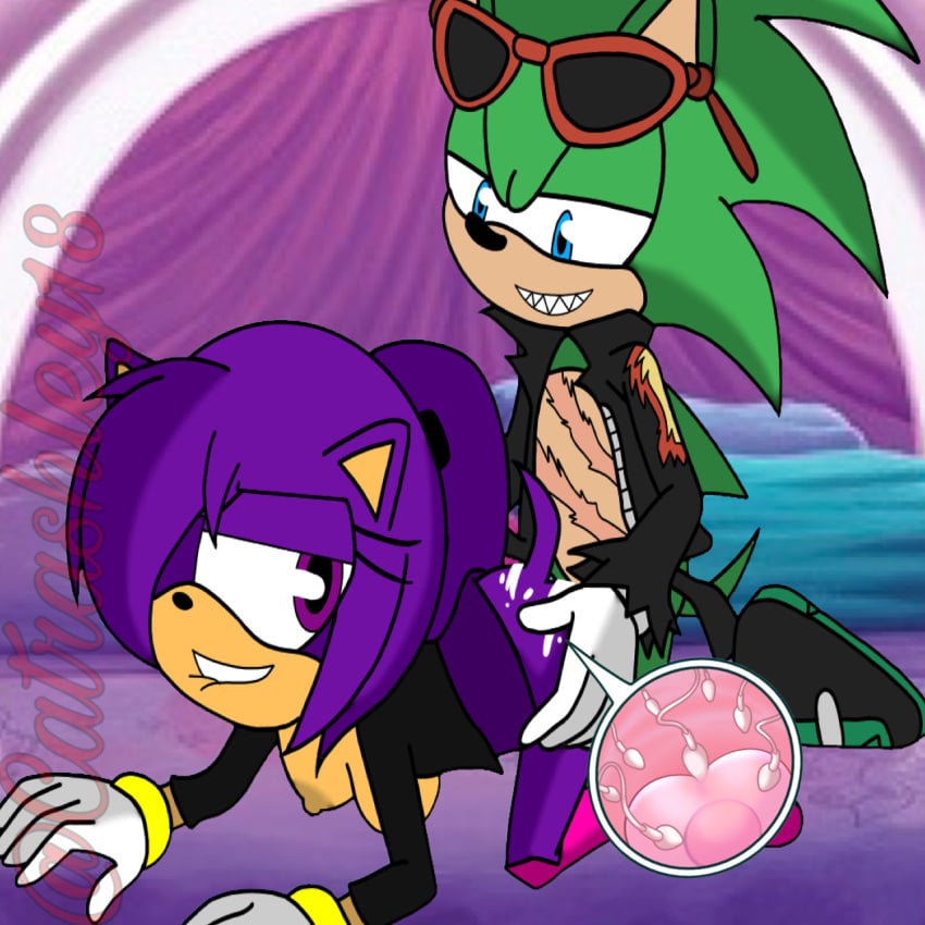 ashley_the_hedgehog biting_lip catrashley18 impregnation ovum pregnant scourge_the_hedgehog sonic_(series)