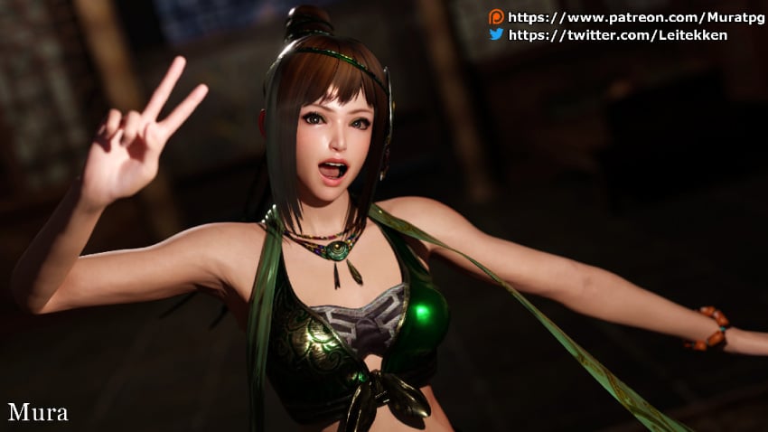 3d bao_sanniang blender dynasty_warriors mura_tpg sangoku_musou