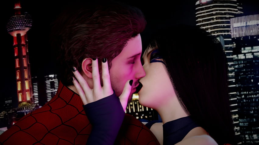 1boy 1boy1girl 1girls 3d ass big_ass big_breasts breasts curvaceous curvy curvy_figure elizabeth_braddock female geek_gump hips hourglass_figure huge_ass huge_breasts kissing large_ass large_breasts legs male male/female marvel marvel_comics mature mature_female mature_male mutant mutant_(marvel) peter_parker psylocke slim_waist spider-man spider-man_(series) straight thick thick_hips thick_legs thick_thighs thighs voluptuous waist wholesome wide_hips x-men