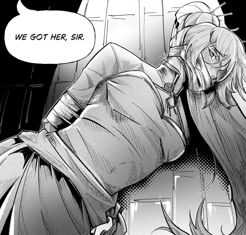 1girls blue_eyes bondage bound bound_and_gagged bound_arms gag gagged gagged_female monochrome rwby tape_bondage tape_gag taped_mouth weiss_schnee