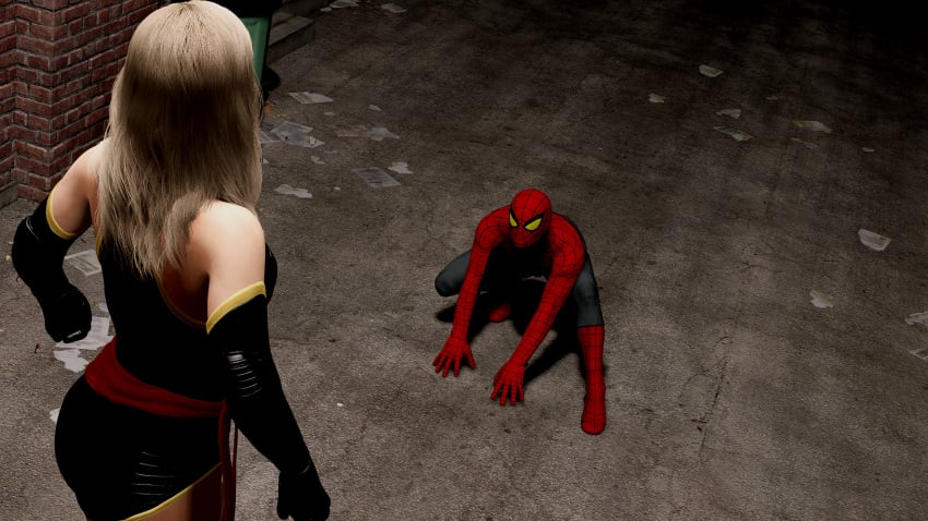 1boy 1boy1girl 1girls 3d ass avengers big_ass big_breasts breasts captain_marvel carol_danvers curvaceous curvy curvy_figure female geek-gump geek_gump hips hourglass_figure huge_ass huge_breasts large_ass large_breasts legs male male/female marvel marvel_comics mature mature_female mature_male ms._marvel ms._marvel_(carol_danvers) peter_parker slim_waist spider-man spider-man_(series) straight thick thick_hips thick_legs thick_thighs thighs voluptuous waist wide_hips