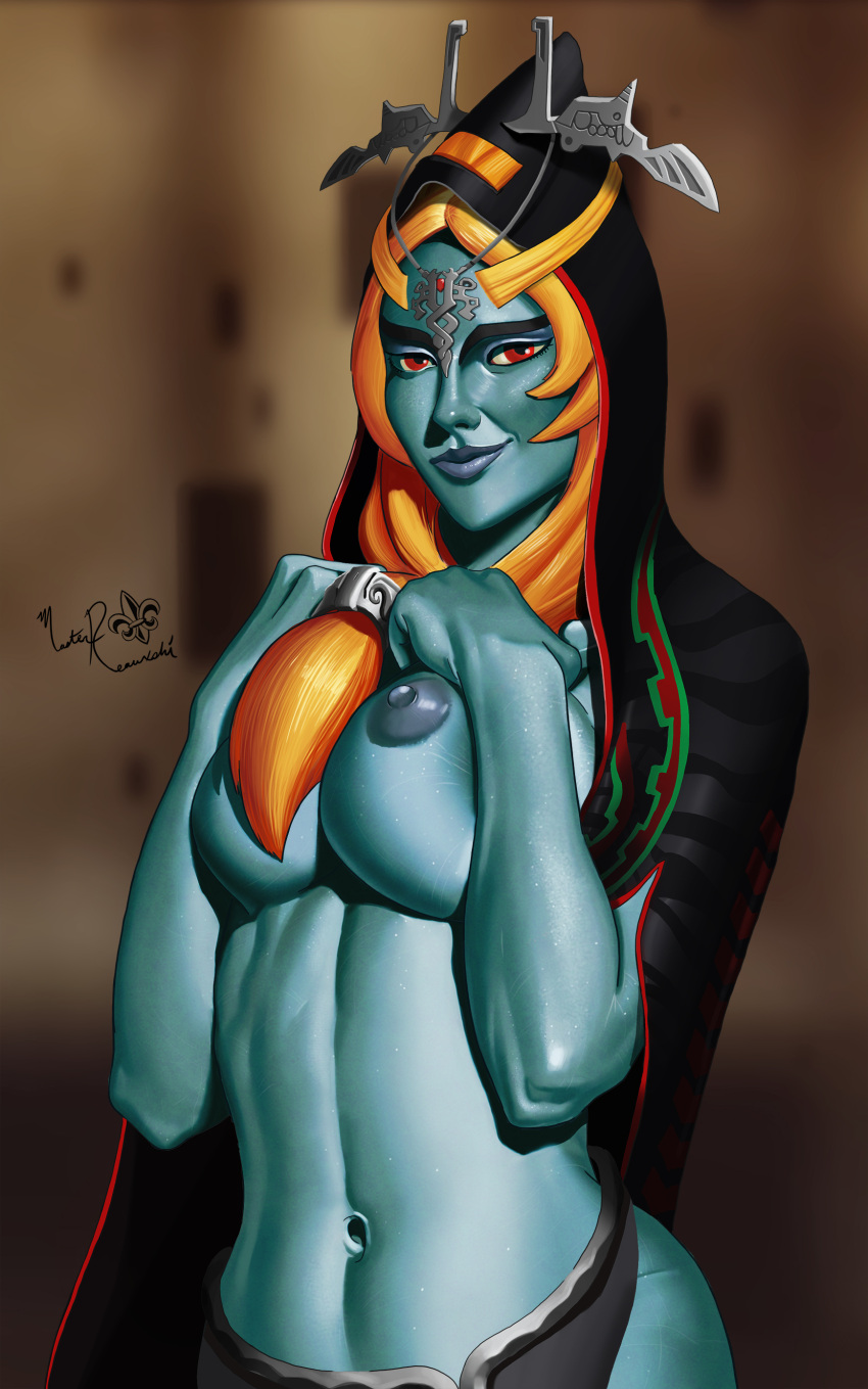 1girls breasts female female_only midna reauxshi solo the_legend_of_zelda twili_midna twilight_princess