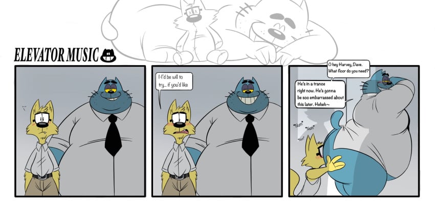 anal animal_humanoid anthro ass belly big_ass big_ass_(male) big_bottom big_butt bigger_male bubble_ass bubble_butt canid canine canis caught clothed clothing comic daddy_penetrated dat_butt domestic_cat domestic_dog dumptruck_butt duo elevator english_text fat_ass fat_butt felid feline felis hi_res huge_ass huge_butt humanoid large_ass large_butt male male/male mammal massive_ass massive_butt obese obese_male oral overweight overweight_male pants_down partially_clothed plump_ass plump_butt public rimming round_ass round_butt sex size_difference small_top small_top_big_bottom smaller_male superchub text trashtoonz twink_and_daddy