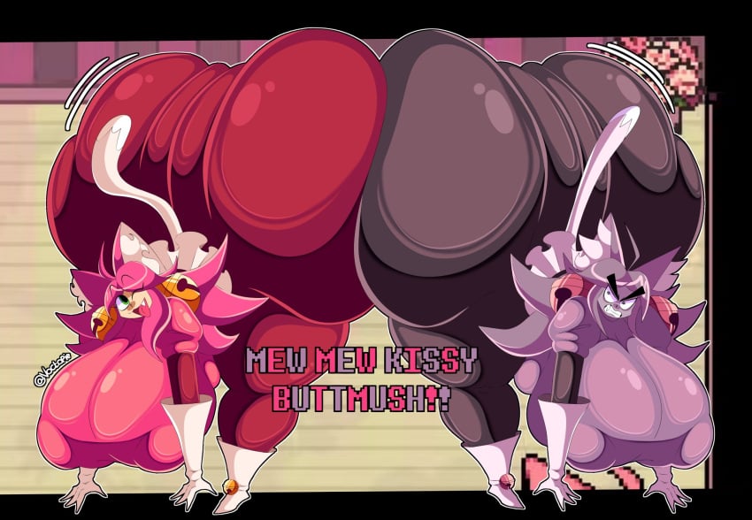 ! !! 2girls ass ass_bigger_than_head ass_up asses_touching big_ass big_breasts big_thighs bottom_heavy breasts cat_ears cat_tail catgirl clothed clothing deltarune deltarune_chapter_5 dumptruck_ass dumptruck_booty dumptruck_butt fangs fat_ass female female/female female_focus female_only fluffy_hair full_body furry furry_female gigantic_ass gigantic_breasts gigantic_thighs heart huge_ass huge_breasts huge_thighs hyper hyper_ass hyper_breasts hyper_thighs irritable_ghost_(deltarune) jiggle jiggle_physics jiggling jiggling_ass jiggling_breasts jiggling_thighs large_ass large_breasts large_thighs long_hair mad_mew_mew massive_ass massive_breasts massive_thighs phat_ass pink_(deltarune) plump plump_ass plump_breasts plump_thighs sharp_teeth text tongue tongue_out undertale_(series) very_long_hair voctopie voluptuous voluptuous_body voluptuous_female wobble wobbling wobbling_ass wobbling_breasts yuri
