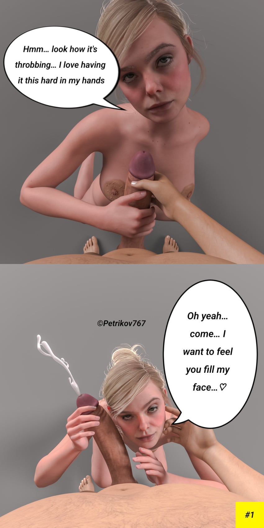 1boy 1girls 3d 3d_(artwork) aged_up blonde_female blonde_hair cum cumshot death_stranding death_stranding_2:_on_the_beach handjob looking_at_viewer mexican_male pale-skinned_female petrikov767 pov pov_male self_insert self_upload text text_box text_bubble tomorrow_(death_stranding)