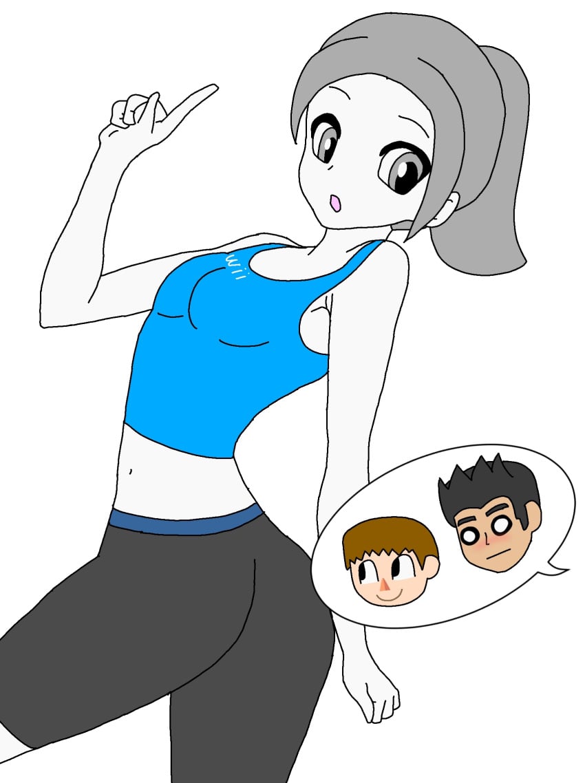 11loco 1girls adult animal_crossing ass base breasts female little_mac nintendo punch_out super_smash_bros. villager_(animal_crossing) wii_fit wii_fit_trainer wii_fit_trainer_(female) yoga