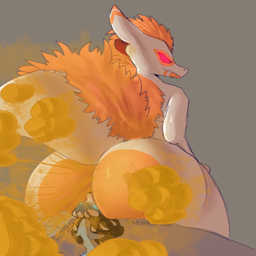 anal antlers archenarie ass big_butt facesitting fart fart_fetish farting_on_face hi_res horn oral rimming sex sitting_on_another wickerbeast