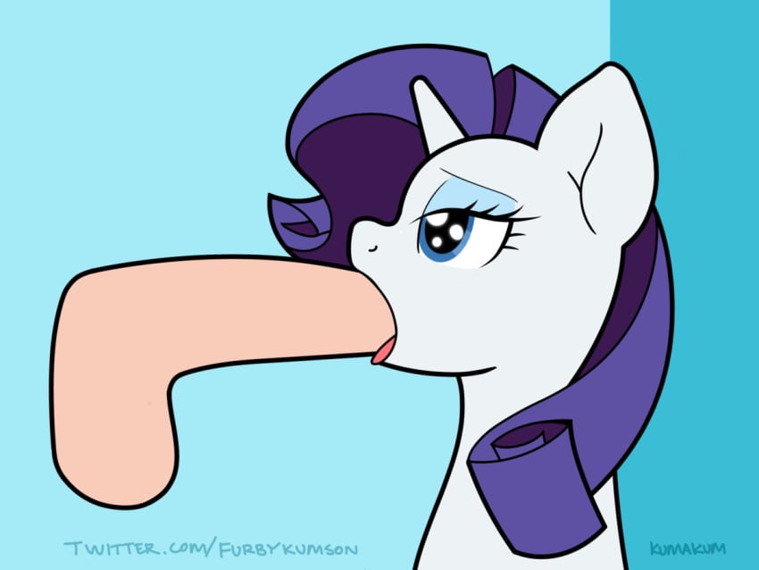 animated big_penis deepthroat disembodied_penis duo equid equine eye_contact fellatio female feral friendship_is_magic genitals girl_horse hasbro horse human humanoid_genitalia humanoid_penis kumakum large_penis light-skinned_male male male/female mammal my_little_pony neck_bulge no_gag_reflex oral penis pony rarity_(mlp) throat_bulge