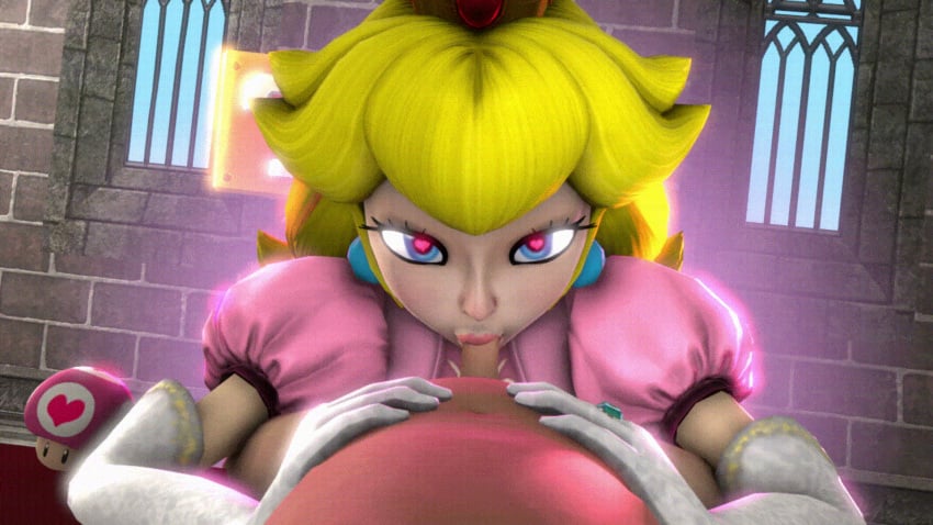 3d :>= animated aura blowjob blowjob_face fellatio fellatio_face female glowing glowing_eyes heart-shaped_pupils jinouga97 life_shroom looking_at_viewer lust mario mario_(series) mushroom nintendo oral oral_fixation oral_sex princess_peach straight super_mario_bros. vacuum-like_fellatio vacuum_blowjob vacuum_fellatio vacuum_suck