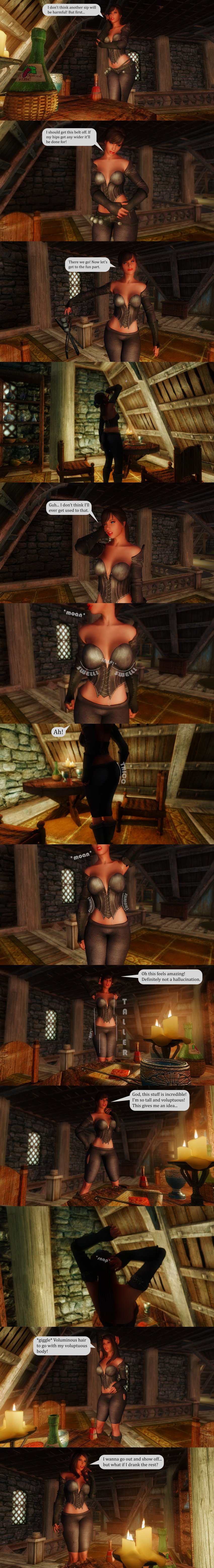 bethesda_softworks breast_expansion butt_expansion growth original_character skyrim solo solo_female tagme tearing_clothes the_elder_scrolls topsecretname