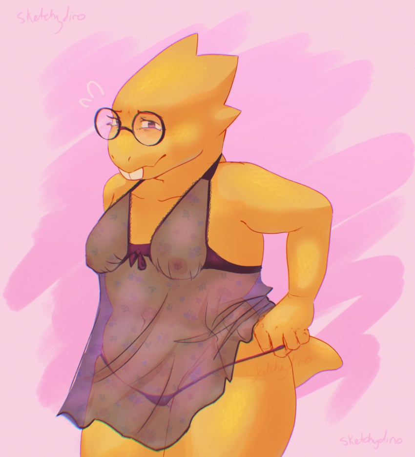 Alphys (Alphys (Undertale)) Rule 34 Image