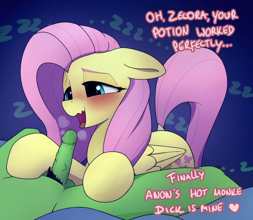 2021 balls blush cutie_mark dialogue duo english_text equid equine faceless_male female feral fluttershy_(mlp) friendship_is_magic genitals hasbro hi_res humanoid_genitalia humanoid_penis male male/female mammal my_little_pony nude open_mouth pegasus penis sex solo_focus text whiskeypanda wings