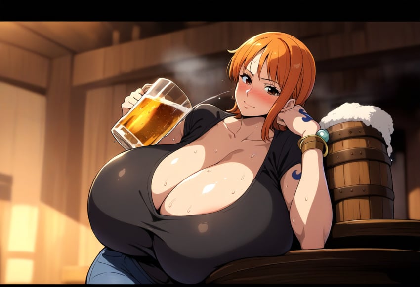 ai_generated ashitsutta female female_only nami_(one_piece) one_piece