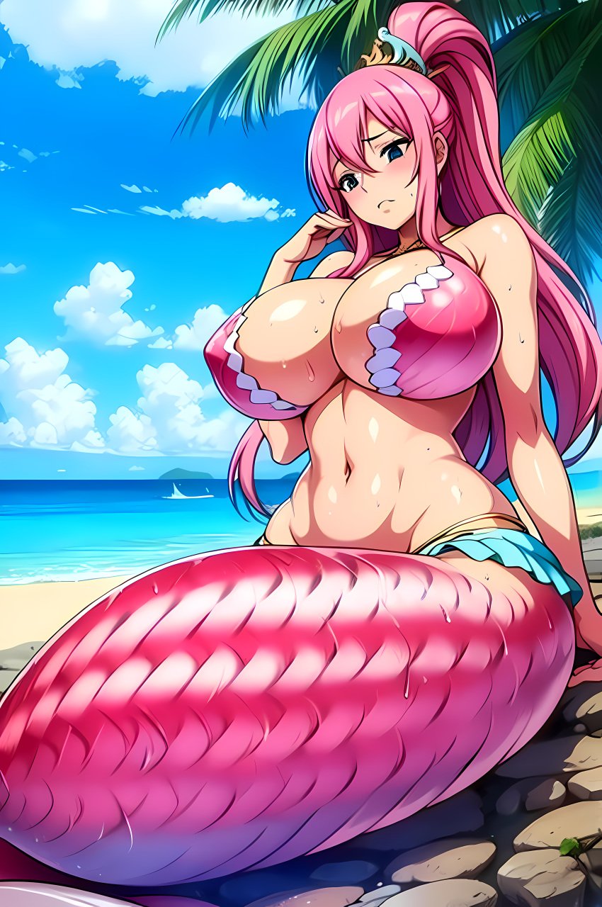 ai_generated bikini_top female female_only one_piece shirahoshi the_way_(artist)