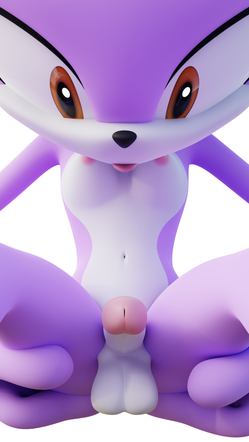 3d 9:16 absurd_res alpha_channel animal_humanoid anthro ass bent_over blaze_the_cat breasts digital_media_(artwork) eyelashes felid felid_humanoid feline feline_humanoid futanari genitals gynomorph herm hi_res humanoid humanoid_genitalia humanoid_penis intersex looking_down mammal mammal_humanoid penis slim solo sonic_(series) spread_butt spreading thorinblender tongue transparent_background