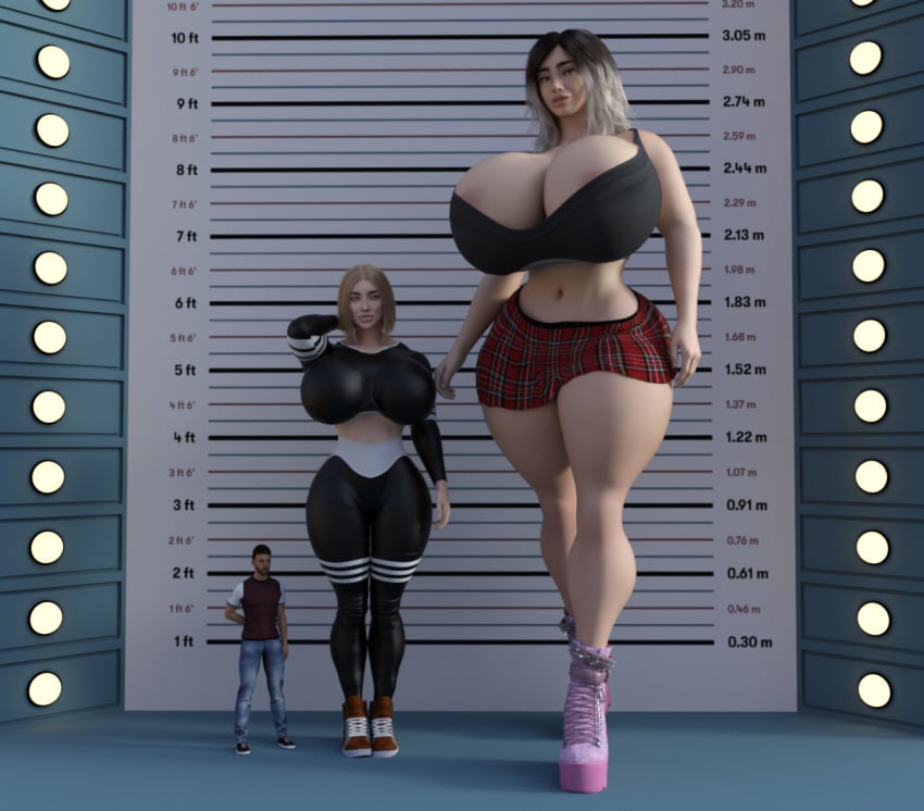 1boy 2girls 3d big_ass big_breasts big_thighs bigger_female breasts bust busty chest curvaceous curvy curvy_figure endlessrain0110 female giant_breasts giantess height_difference hips huge_ass huge_breasts large_ass large_breasts larger_female legs light-skinned_female light_skin male male/female mature mature_female mini_giantess original original_character original_characters shorter_male size_difference slim_waist smaller_male straight tall_female taller_female taller_girl thick thick_ass thick_hips thick_legs thick_thighs thighs voluptuous voluptuous_female waist wide_ass wide_hips wide_thighs