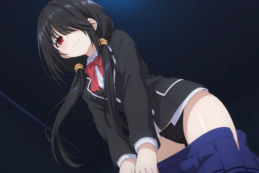 ai_generated ass ass_focus date_a_live panties pantyhose school_uniform skirt tokisaki_kurumi