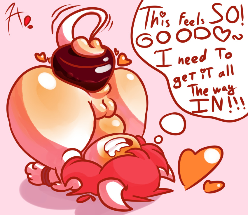 aka_h big_butt big_dildo demon_girl demon_horns demon_tail female puffy_pussy thick thick_ass thick_dildo thick_legs thick_thighs