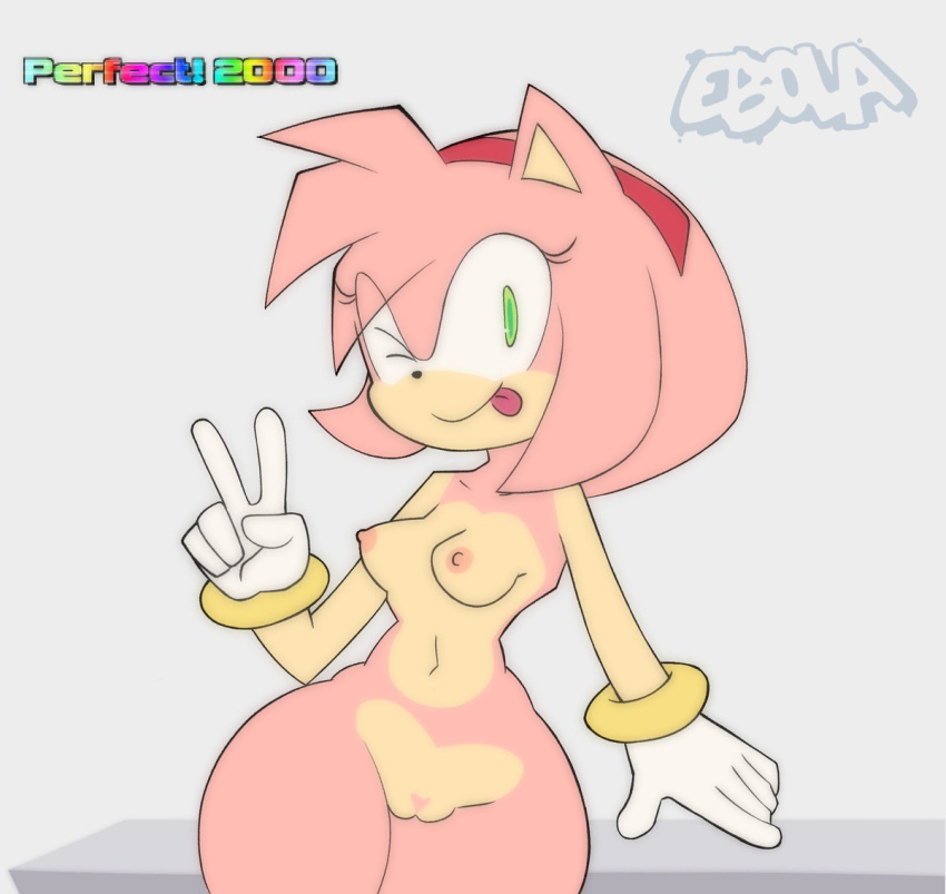 Amy Rose (Sega) Rule 34 Image