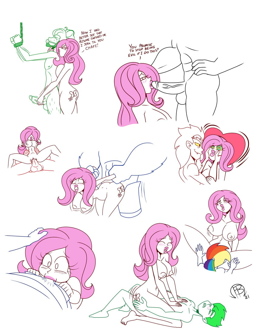 2021 2girls bisexual blowjob cowgirl_position cunnilingus deepthroat dialogue discord_(mlp) discovery_family doggy_style doggystyle doodle fellatio female femdom fluttershy_(eg) fluttershy_(mlp) frostbiteboi human humanized male mlp my_little_pony open_eyes oral rainbow_dash_(mlp) reverse_cowgirl_position riding smooth_skin spike_(mlp) straight the_hub thicc-verse vaginal_penetration wide_eyed yuri