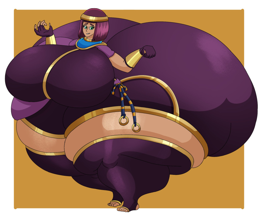 big_ass big_breasts breasts bubble_butt capcom female huge_ass huge_breasts hyper menat obese obese_female street_fighter street_fighter_v tagme thick_thighs user3345 wide_hips