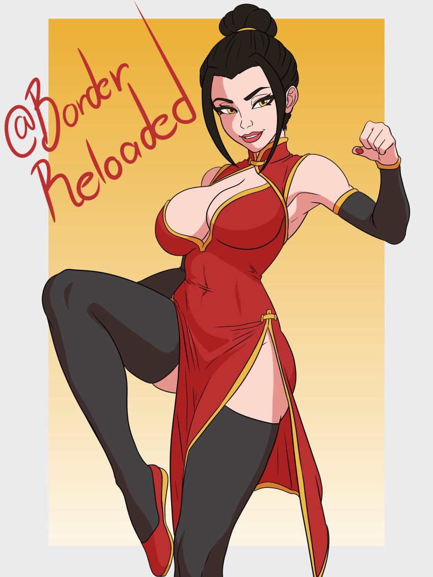 1girls avatar_legends avatar_the_last_airbender azula borderreloaded chun-li_(cosplay) crossover female fire_nation