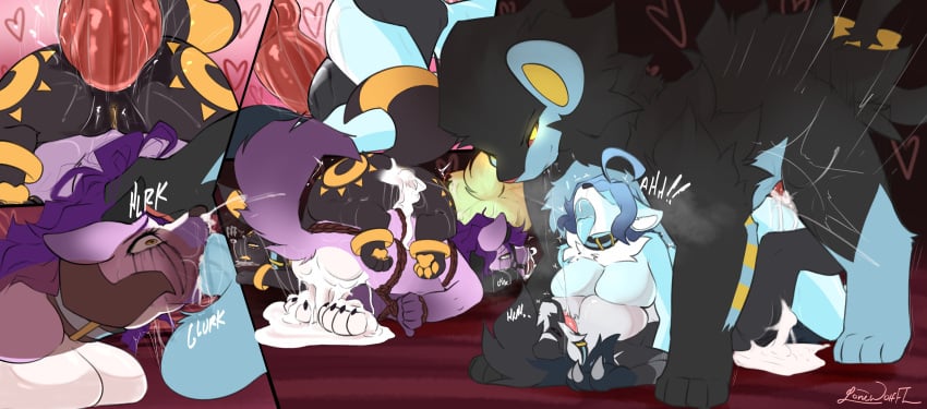 2026 absurd_res anal anal_sex anthro anthro_on_feral anthro_penetrated ass biped bodily_fluids breasts claws collar cum cum_in_ass cum_inside digital_drawing_(artwork) digital_media_(artwork) eeveelution feet female female_on_feral female_penetrated feral feral_penetrating feral_penetrating_anthro feral_penetrating_female fingers fur generation_2_pokemon generation_4_pokemon genital_fluids genitals group hair hi_res horn lone_(lonewolffl) lonewolffl luxray male male/female male_on_anthro male_penetrating male_penetrating_anthro male_penetrating_female nintendo nude nude_anthro nude_female open_mouth penetration penile penile_penetration penis penis_in_ass penis_in_mouth pokemon pokemon_(species) sex smile tail teeth toes tongue umbreon vulva zoophilia